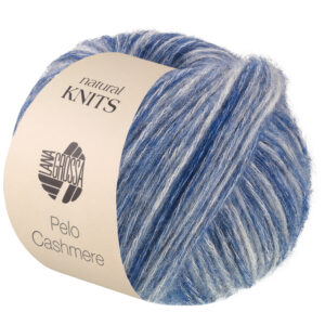 Pelo Cashmere – Lana Grossa – 10 Dunkelblau Rohweiß